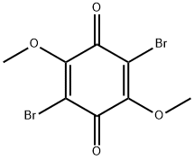 2,5-Cyclohexadiene-1,4-dione, 2,5-dibromo-3,6-dimethoxy- 结构式