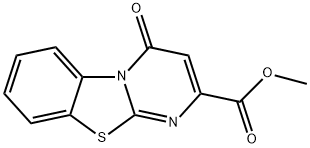 4-氧代-4H-苯并[4,5]噻唑并[3,2-A]嘧啶-2-羧酸甲酯 结构式