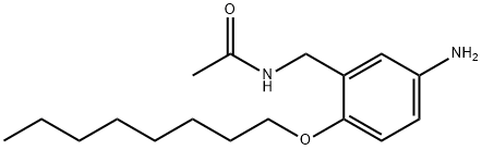 Acetamide, N-[[5-amino-2-(octyloxy)phenyl]methyl]- 结构式