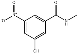 Benzamide, 3-hydroxy-N-methyl-5-nitro- 结构式