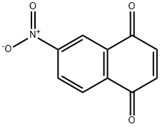 1,4-Naphthalenedione, 6-nitro- 结构式