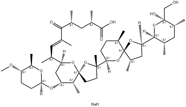 Lenoremycin sodium 结构式