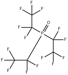 Tris(pentafluoroethyl)phosphine oxide 结构式