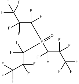 tris(heptafluoropropyl)phosphine oxide 结构式