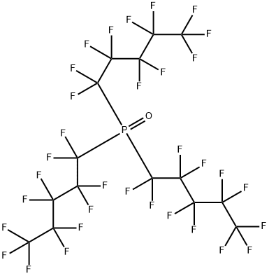 tris(undecafluoropentyl)phosphine oxide 结构式