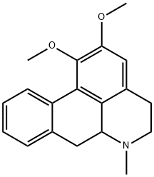 4H-Dibenzo[de,g]quinoline, 5,6,6a,7-tetrahydro-1,2-dimethoxy-6-methyl- 结构式