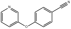 4-(吡啶-3-基氧基)苯甲腈 结构式