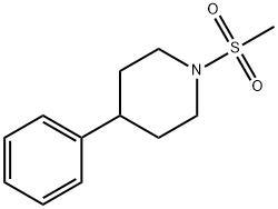 1-甲磺酰基-4-苯基哌啶 结构式