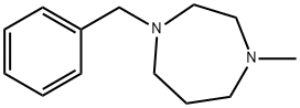 1H-1,4-Diazepine, hexahydro-1-methyl-4-(phenylmethyl)- 结构式
