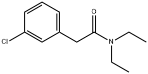 Benzeneacetamide, 3-chloro-N,N-diethyl- 结构式
