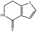 4H,5H,6H,7H-thieno[3,2-c]pyridine-4-thione 结构式