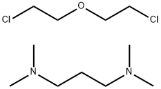 N,N,N',N'-四甲基-1,3-丙二胺与1,1'-氧双(2-氯乙烷)的聚合物 结构式