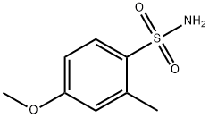 4-甲氧基-2-甲基苯-1-磺酰胺 结构式