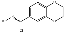 1,4-Benzodioxin-6-carboximidoyl chloride, 2,3-dihydro-N-hydroxy- 结构式