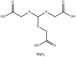 ACETIC ACID, 2,2',2''-[METHYLIDYNETRIS(THIO)]TRIS-, MAGNESIUM SALT (9CI) 结构式