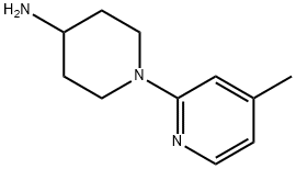 4-Piperidinamine, 1-(4-methyl-2-pyridinyl)- 结构式