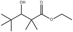 Pentanoic acid, 3-hydroxy-2,2,4,4-tetramethyl-, ethyl ester 结构式