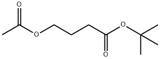 Butanoic acid, 4-(acetyloxy)-, 1,1-dimethylethyl ester 结构式