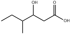 3-羟基-4-甲基己酸 结构式
