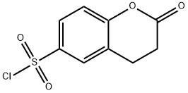 2H-1-Benzopyran-6-sulfonyl chloride, 3,4-dihydro-2-oxo- 结构式