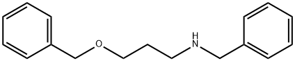 Benzenemethanamine, N-[3-(phenylmethoxy)propyl]- 结构式