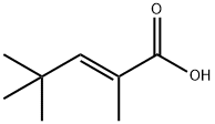 2-Pentenoic acid, 2,4,4-trimethyl-, (2E)- 结构式