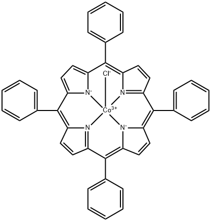 Chloro[meso-tetrakis(phenyl)porphyrinato]cobalt(III) 结构式