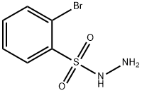Benzenesulfonic acid, 2-bromo-, hydrazide 结构式