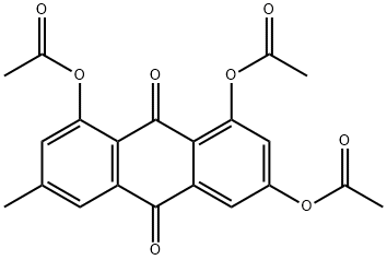 双醋瑞因杂质8 结构式