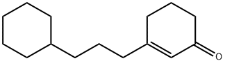 2-Cyclohexen-1-one, 3-(3-cyclohexylpropyl)- 结构式