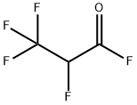 Propanoyl fluoride, 2,3,3,3-tetrafluoro- 结构式