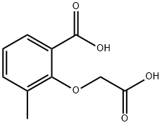 Benzoic acid, 2-(carboxymethoxy)-3-methyl- 结构式