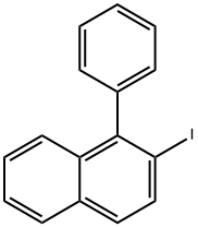 2-碘-1-苯基萘 结构式