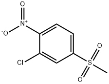 2-氯-4-(甲基磺酰基)-1-硝基苯 结构式