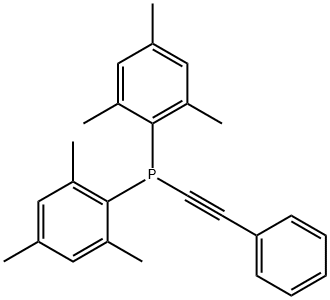 (Bismesityphosphino)phenylacetylene 结构式
