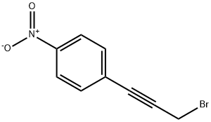 Benzene, 1-(3-bromo-1-propyn-1-yl)-4-nitro- 结构式