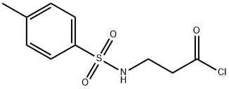 Propanoyl chloride, 3-[[(4-methylphenyl)sulfonyl]amino]- 结构式