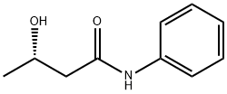 (S)-N-PHENYL-3-HYDROXYBUTANAMIDE 结构式