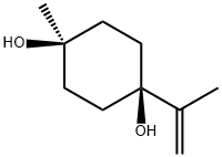 1,4-Cyclohexanediol, 1-methyl-4-(1-methylethenyl)-, trans- 结构式