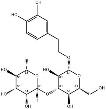 脱咖啡酰基毛蕊糖苷 结构式