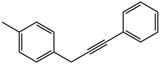 Benzene, 1-methyl-4-(3-phenyl-2-propyn-1-yl)- 结构式