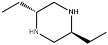 反式-2,5-二乙基哌嗪 结构式