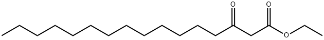 Hexadecanoic acid, 3-oxo-, ethyl ester 结构式