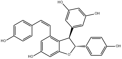 cis-ε-Viniferin 结构式