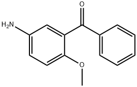 (5-氨基-2-甲氧基苯基)(苯基)甲酮 结构式