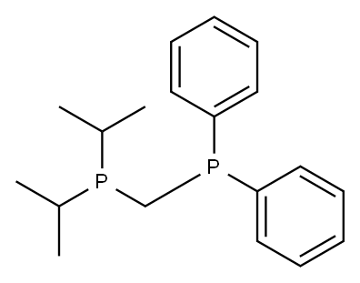 (Diisopropylphosphino)(Diphenylphosphino)methane 结构式