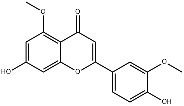 5,3'-di-O-methylluteolin 结构式