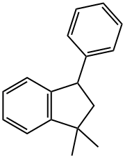 1H-Indene, 2,3-dihydro-1,1-dimethyl-3-phenyl- 结构式