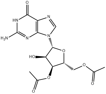 Guanosine, 3',5'-diacetate 结构式