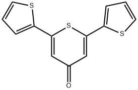 2,6-二(噻吩-2-基)-4H-硫代吡喃-4-酮 结构式